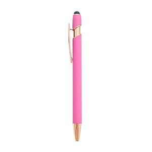 Stylo publicitaire personnalisé avec logo imprimé UV, corps en aluminium, pointe tactile capacitive, stylo à bille - Product Image 2