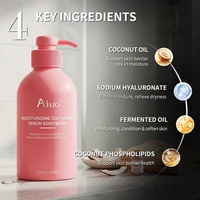 Gel Douche Contrôle Sébum et Anti-Acné aux Extraits Naturels de Plantes, Éclaircissant et Exfoliant, Renouvellement Cutané Ciblé pour Peaux Sèches