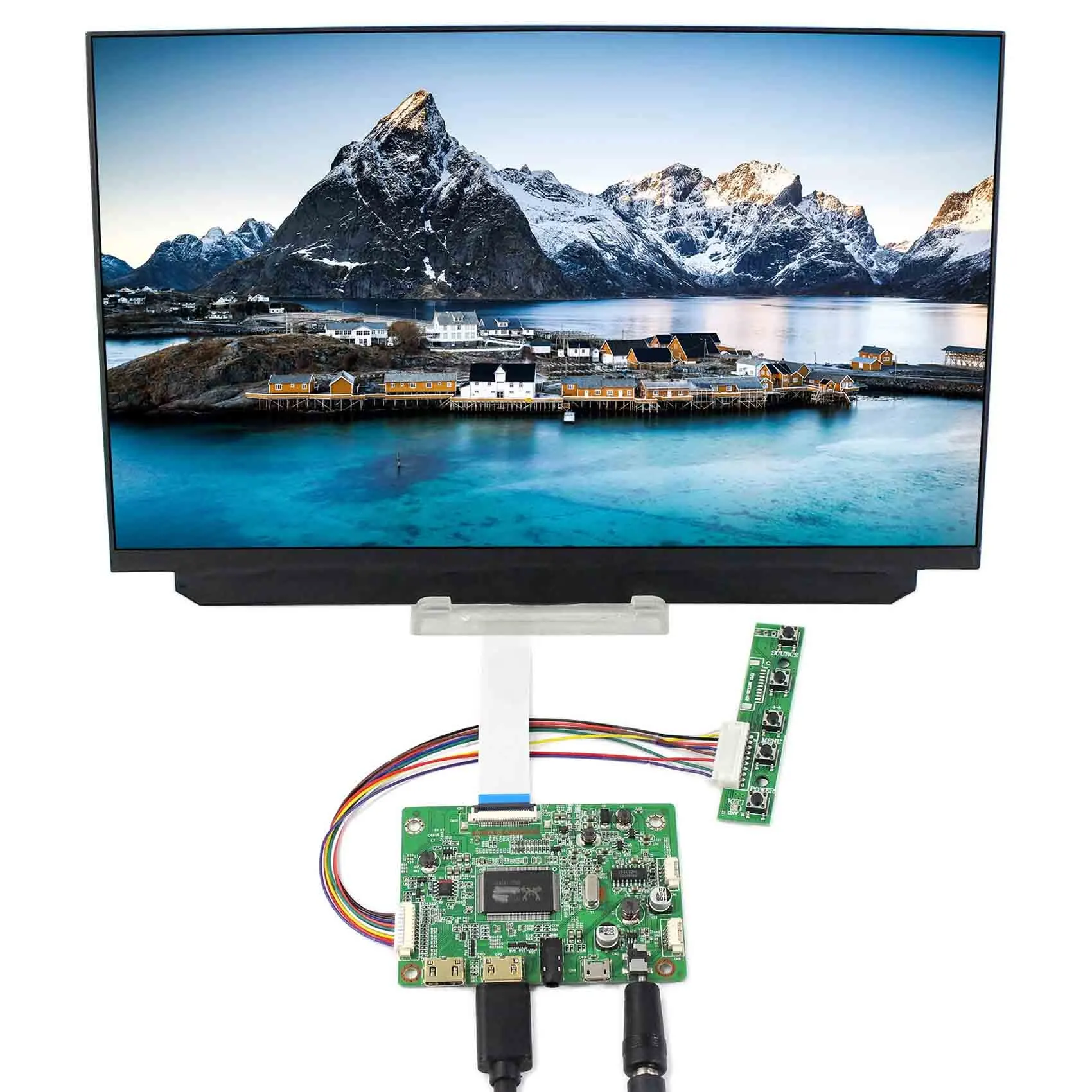 Placa controladora de pantalla LCD, VS-RTD2556HM-V1, H VGA, con 12,5 pulgadas, 1920x1080, B125HAN02.2, EDP, TFT