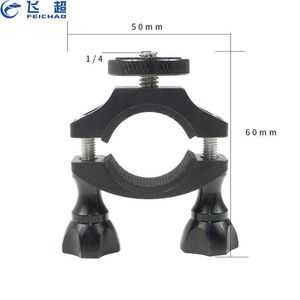 Support de vélo Feichao pour tube de 20-30 mm, interface à vis 1/4, pince de fixation rapide pour caméra d'action - Product Image 1