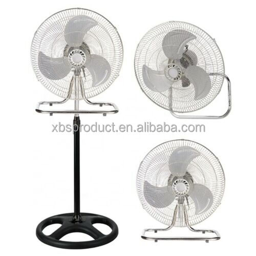 Sibolux 18inch 3 trong 1 ventilador de Pie Quạt Công Nghiệp tường và bệ cao vận tốc quạt sàn