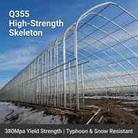 Warmgedoopte gegalvaniseerde Q355 kasstalen buis voor de teelt van groenten en fruit |   Ovale structuurpijp |   Z500
