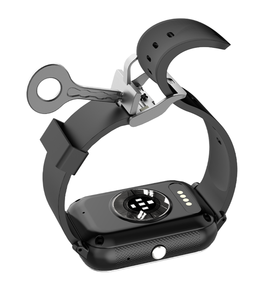 Physical Anti-tampering Strap Anti-dismantle GPS Bracelet Tracker Lock Fall Detection IPS Display <b>Plastic</b> Material GPRS/LBS - Product Image 1