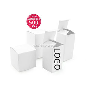 Scatole di carta di dimensioni di Design senza fabbrica lozione per il corpo olio per capelli cosmetici prodotti per la cura della pelle per la cura personale scatola di imballaggio in ceramica - Product Image 5