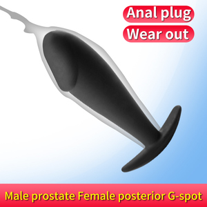 Anal Plug Sexspielzeug Pull Beads Silikon Anal Training Tragbare tragbare realistische Eichel Kopf Design Backdoor Prostata <span class=keywords><strong>Massage</strong></span> - Product Image 2