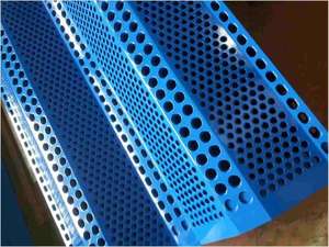 Windbreak Panel <strong>Mesh</strong> for Power Plants and Coal Mines Wind Dust Control High Strength <strong>Metal</strong> Punching Windproof Fence <strong>Corrugate</strong> - Product Image 4
