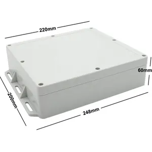 248*200*60 mm Junction Protection from Plastic Waterproof Box Circuit Unit Enclosure Project Case