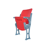 Chaises pliantes en plastique pour sports de plein air, siège de stade rembourré