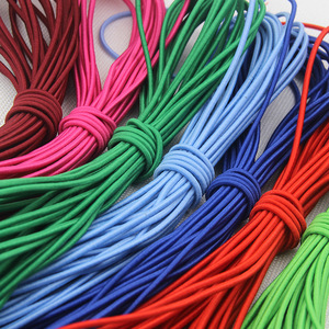 good quality <strong>Red</strong> and White Old Traditional Round Super Durable Classic <strong>Elastic</strong> Skipping Rope Rubber Band Accessories Batch - Product Image 3