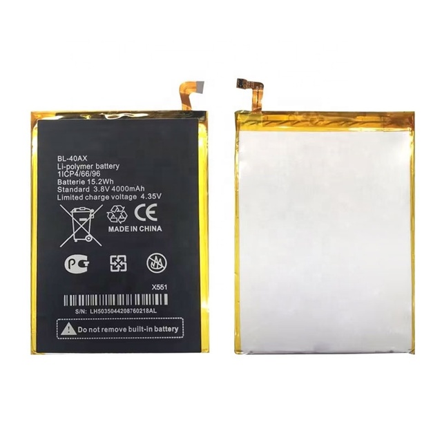 High Quality Rechargeable BL-40AX 3.8V 4000mah Mobile Phone Battery for Infinix X551 Hot Note Replacement Phone Batteries