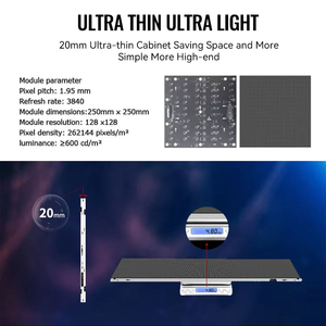 Pannello LED Flessibile a Colori per Interni P2.5, Segnaletica Digitale, Animazioni, Wayfinding, Istruzione, Trattamenti Medici, Benvenuto, Shopping - Product Image 3