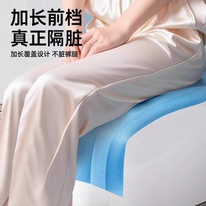 Cubierta desechable para asiento de inodoro, cobertura total, esterilizada, tela no tejida, portátil para viajes y hoteles - Product Image 1