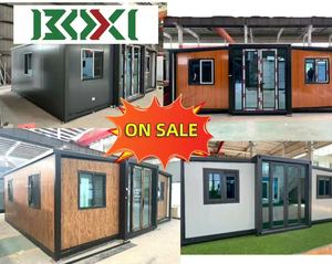 Luxe 20 pieds 40 pieds matériaux durables mobile pliable extensible maison conteneur préfabriqué à vendre - Product Image 1