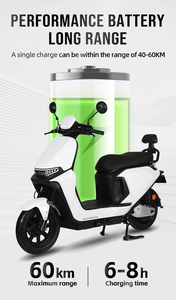 มอเตอร์ไซค์แข่งรุ่นใหม่ขายดี 3 สปีด ขับเคลื่อนด้วยแบตเตอรี่ 48v กำลังไฟ 800w 1000w 5000w สกู๊ตเตอร์สองล้อทรงพลัง ระบบดิสก์เบรก ประสิทธิภาพสูง - Product Image 6