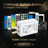 Adaptateur USB 5V 2A noir pour prise murale Shenzhen Lvxiangyuan