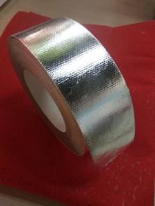 Tissu en <span class=keywords><strong>laine</strong></span> <span class=keywords><strong>de</strong></span> <span class=keywords><strong>verre</strong></span> laminé avec du <span class=keywords><strong>ruban</strong></span> <span class=keywords><strong>adhésif</strong></span> en aluminium, épaisseur 50/100 mm, ignifuge, isolation thermique - Product Image 6