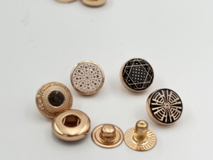 OEM &amp; ODM Muslim Thobe Snap <strong>Button</strong> Zinc Alloy Metal Press <strong>Button</strong> With Plating Style for Garments Manufacturer's Shank Design - Product Image 6