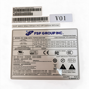 ใหม่เอี่ยม รับประกันเต็มรูปแบบ / รับประกัน 3 ปี FSP500-80EVMR / <span class=keywords><strong>FSP350</strong></span> / 600 / FSP500-60MRB - Product Image 6