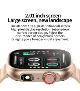 2024 Health Waterproof Smart Watch TFT Display Answer Call Function 49mm Alloy Band IP68 Blood Oxygen Fitness Tracker Men Women