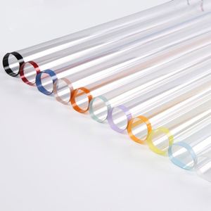 Papier d'emballage pour fleurs en plastique OPP imperméable imprimé avec des bords colorés classiques 56*56cm/pièce, papier coréen pour fleuristes - Product Image 1