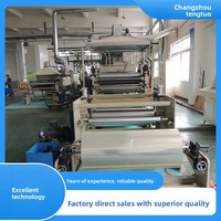 Machine de lamination à sec hautement automatisée de Tengtuo Machinery pour la menuiserie, améliore l'efficacité et l'adaptabilité, fabriquée en Chine