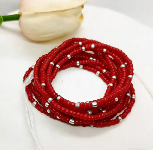 Novas Contas de Cintura Africanas 2026, Corrente Corporal de Pedra Triturada e Joia de Barriga de Fio de Algodão, Atacado de Fábrica, Fonte Transfronteiriça - Product Image 2