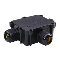 T Type En Plastique 3 Voies IP68 Boîtier Types de Boîte de Jonction Électrique Souterraine Étanche