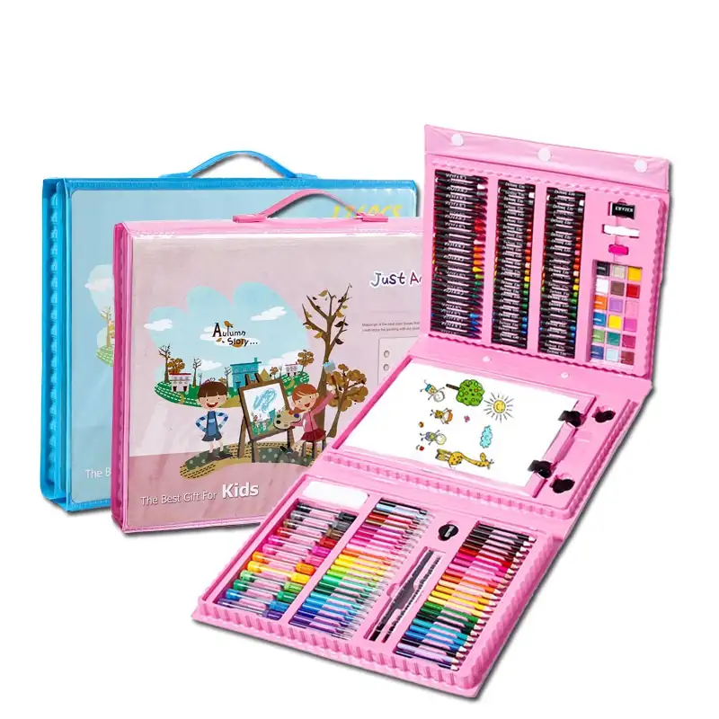 Offre Spéciale crayon crayon de couleur pastel ensemble de papeterie pour enfants fournitures scolaires ensemble de crayons de couleur pour enfants