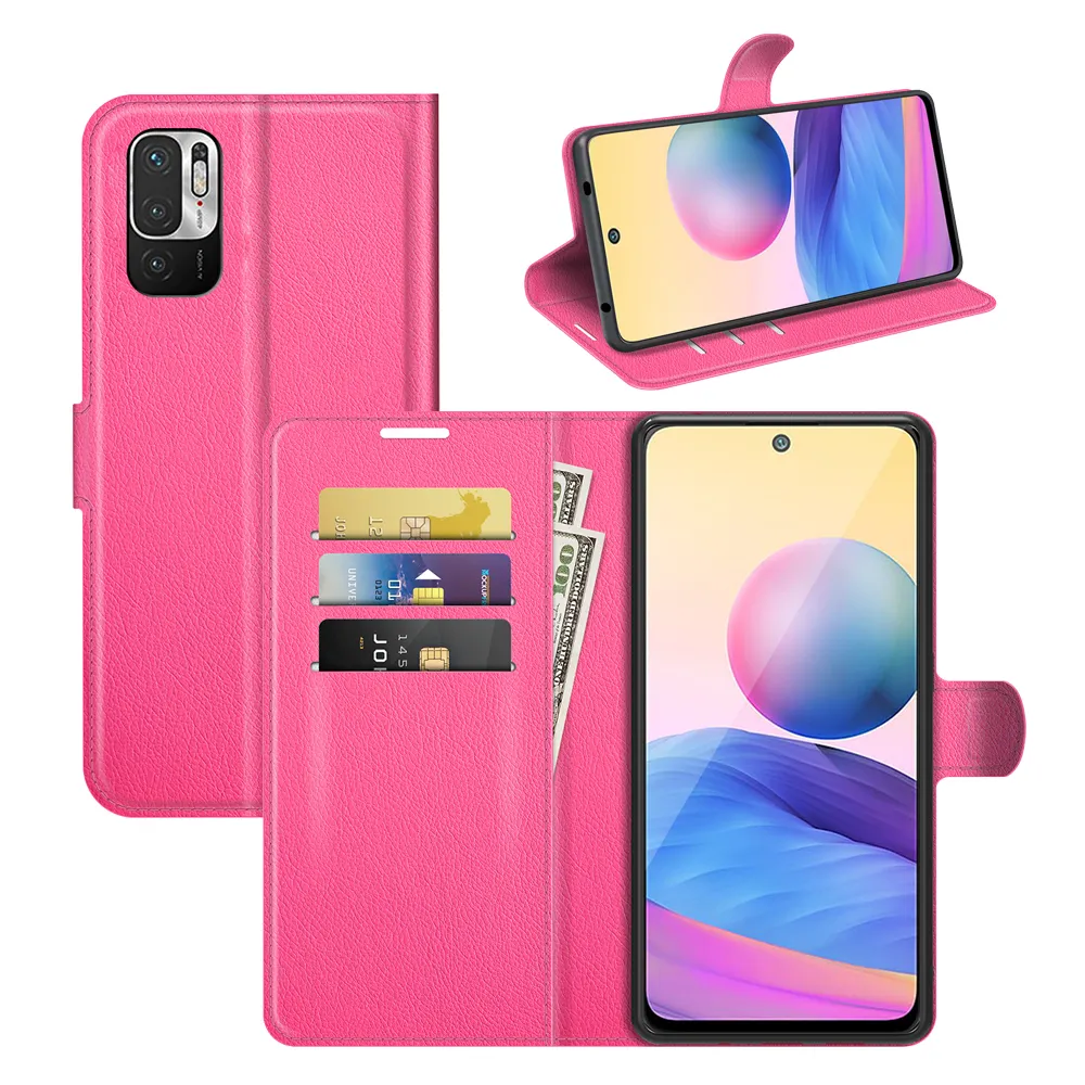 Hot Selling Business Shockproof Wallet Flip Leather Mobile Phone Back Cover For Xiaomi Redmi Note 10 JE 11 Pro 5G Case