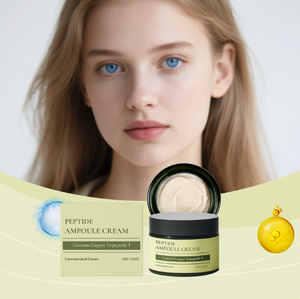 Copper peptide moisturizing cream contains copper peptide to moisturize the skin and <b>make</b> the skin glow naturally hydrated and - Product Image 2