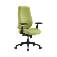 Chaise de bureau de direction à dossier haut de style moderne de haute qualité, nouveau design en tissu