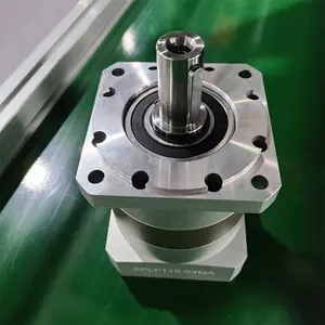 Gearbox Kecepatan Torsi Tinggi Flens 115Mm Peredam Roda Gigi Jalar Baja Planet Presisi