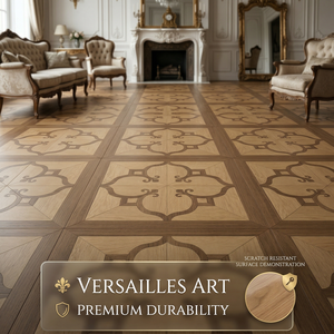 <span class=keywords><strong>Parquet</strong></span> d'intérieur moderne de style européen Versailles, revêtement en bois durable à grain de bois, surface en papier, mosaïque en <span class=keywords><strong>contreplaqué</strong></span>, plancher d'ingénierie - Product Image 1