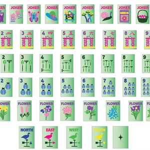 Mahjong moderne personnalisé avec des perles <span class=keywords><strong>de</strong></span> matcha et des tuiles en acrylique luxueuses, <span class=keywords><strong>table</strong></span> <span class=keywords><strong>de</strong></span> <span class=keywords><strong>poker</strong></span> portable par la marque Designer Garden Glow - Product Image 5