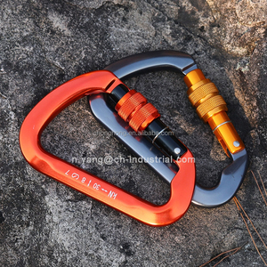 Mousqueton à visser UIAA personnalisé en usine, 30kN, pour l'alpinisme, en aluminium 7075, mousqueton à clip pour activités, crochet rapide - Product Image 5