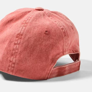 Gorra de béisbol de algodón de lujo personalizada con nuevo diseño, correa ajustable, logotipo bordado y lavado. - Product Image 4