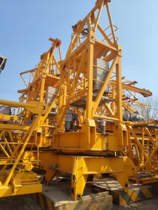 <span class=keywords><strong>Grue</strong></span> à tour Zoomlion de 25 tonnes avec flèche de 80 m et hauteur de levage indépendante de 81 m, moment de charge élevé et moteur - Product Image 4