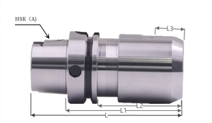 Precisie 20Crmnti Hsk63a/100a Sln Zijvergrendelingsgereedschapshouder | Hoge Stijfheid G2.5 Balans Din 1835-b Voor <span class=keywords><strong>Cnc</strong></span> Draaibank En Freesmachine - Product Image 4