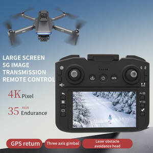 W10 bay không người lái chuyên nghiệp 3-trục Gimbal UAV RC quadcopters GPS không chổi than thông minh tránh chướng ngại vật bay không người lái với màn hình từ xa - Product Image 2