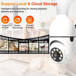 YI <span class=keywords><strong>IOT</strong></span> E27 工厂灯泡 360 度云台 CMOS 传感器 2.4G 5G 夜视 1080P 2MP 家用无线 WiFi 安防摄像头 - Product Image 5