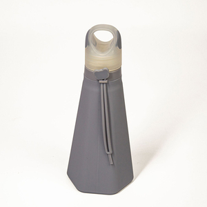 500ml moda tendencia alto nivel de apariencia <span class=keywords><strong>se</strong></span> <span class=keywords><strong>puede</strong></span> <span class=keywords><strong>reciclar</strong></span> taza de <span class=keywords><strong>agua</strong></span> de silicona portátil plegable - Product Image 4