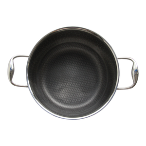 Marmites à soupe <span class=keywords><strong>en</strong></span> acier inoxydable pour restaurants Casserole <span class=keywords><strong>en</strong></span> nid d'abeille marmite antiadhésive pour ustensiles de cuisine Marmite triple couche - Product Image 4