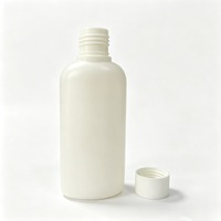 Bouteille en plastique HDPE opaque de 160 ml de qualité alimentaire avec bouchon à vis, bouteille de stockage de réactifs liquides anti-lumière avec option d'échelle graduée