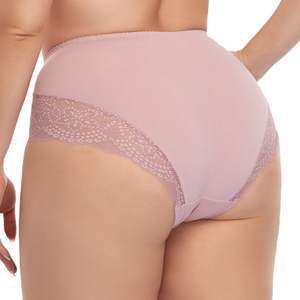 سراويل داخلية نسائية بخصر عالٍ من الدانتيل بمقاسات كبيرة - Product Image 2