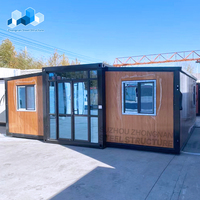 Zhongnan 20 pieds 40 pieds maison mobile de luxe préfabriquée petite maison préfabriquée avec 2 3 4 chambres maison conteneur extensible avec cuisine
