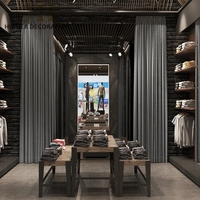 Portant à vêtements en bois massif, présentoir de vêtements en métal, table de présentation pour magasin de vêtements, portant à vêtements blanc pour boutique