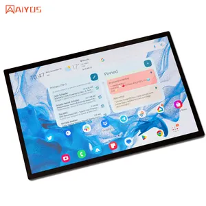 Horizontal 15.6 inch touch screen android WiFi ordering app cms lcd restaurant menu table advertising player