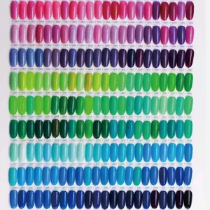 निजी लेबल नि: शुल्क नमूने सौंदर्य विकल्प रंग का सोख बंद यूवी नाखून के लिए जेल पोलिश
