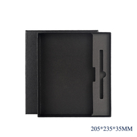 Stock A5 Notebook Business Bloc de notas Caja de regalo Llavero Papelería Proveedor de oficina Juego de regalo personalizado con portatarjetas de bolígrafo