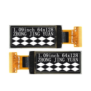 1.09 นิ้ว 64x128 โมดูลจอแสดงผล OLED ขาวดำ SSD1312 อินเทอร์เฟซ SPI I2C แผงหน้าจอ OLED - Product Image 1